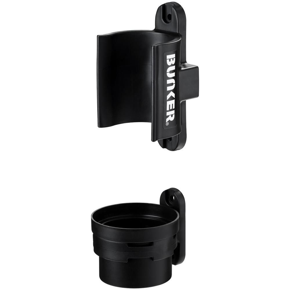 Bunker Black Magnetic Grease Gun Holder And Drip Tray