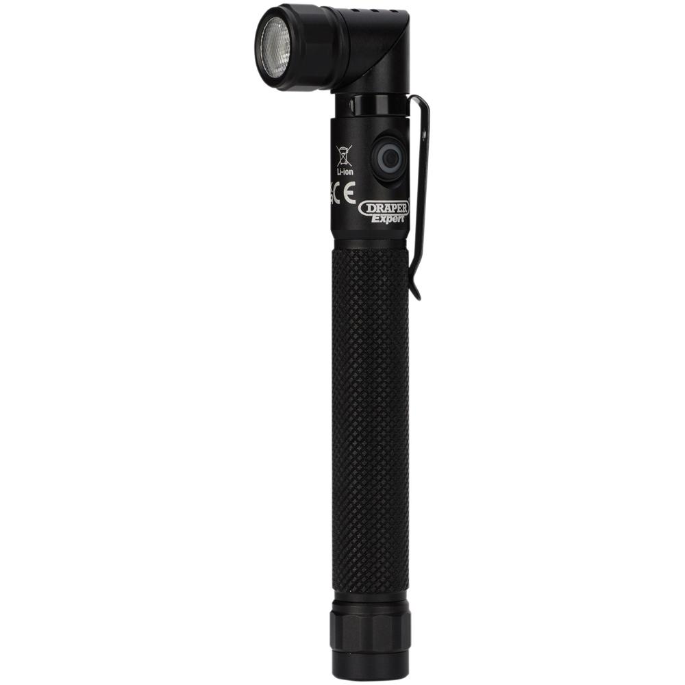Expert SMD LED USB Rechargeable Pocket Clip Torch