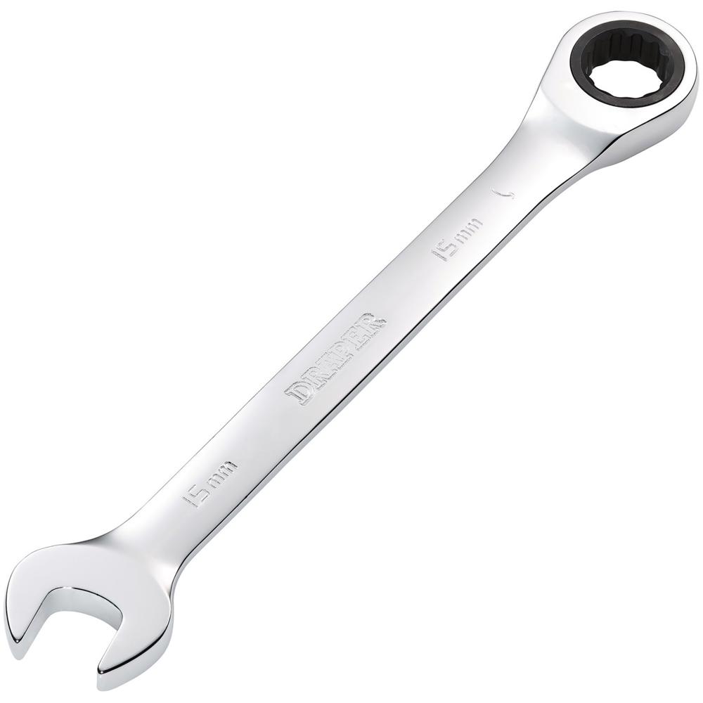Draper Hi Torq Ratchet Combination Spanner 15mm