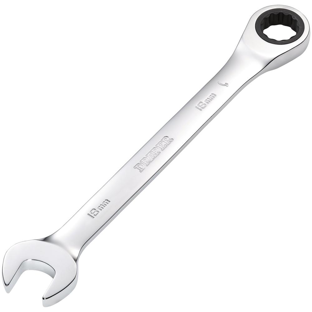 Draper Hi Torq Ratchet Combination Spanner 18mm