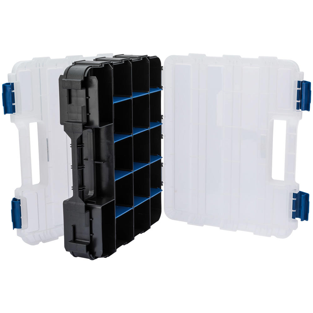 15 Compartment Double Sided Plastic Organiser