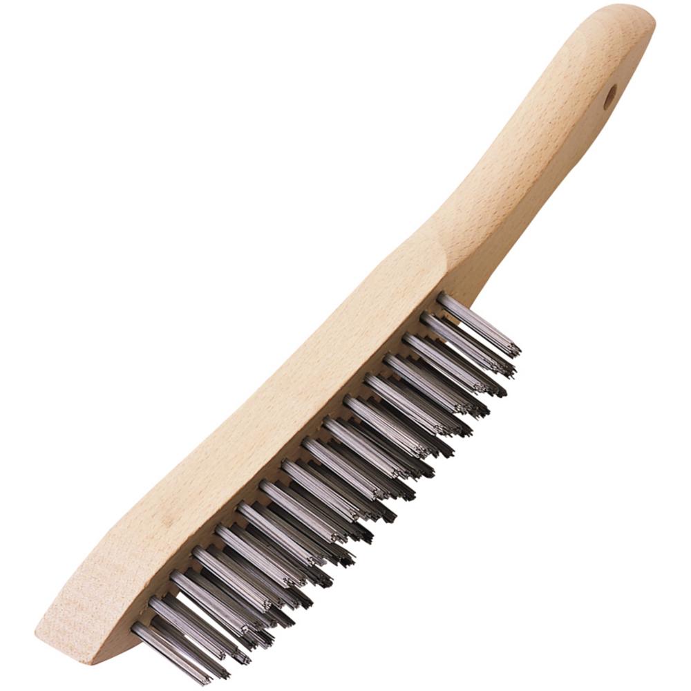 Draper Heavy Duty Wire Scratch Brush 4 Rows