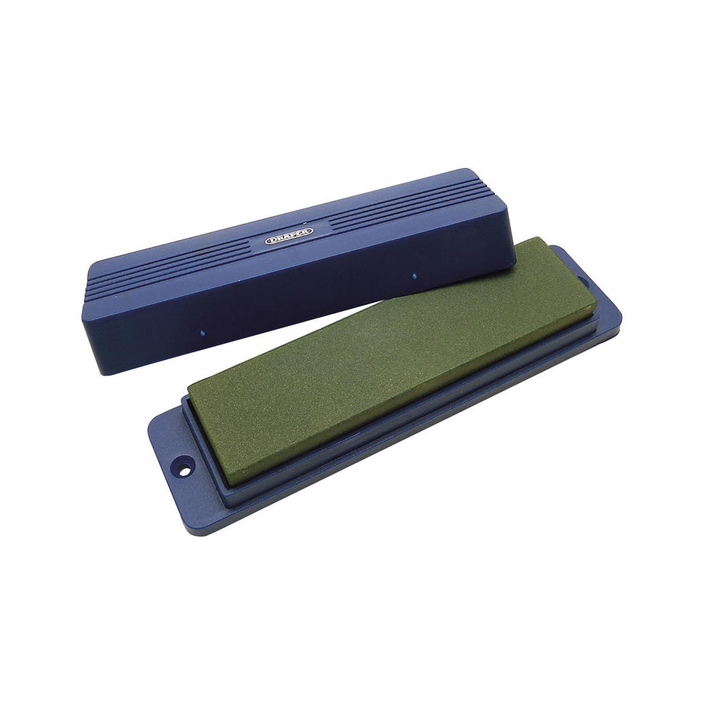 Draper Silicone Carbide Sharpening Stone and Box 200mm 50mm 25mm
