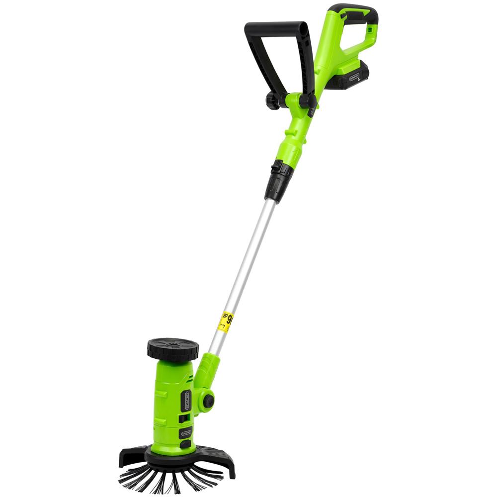 Draper 18dga13 18v Cordless 4 In 1 Grass Trimmer And Patio Weeder 1 X 2ah Li-ion Battery Charger