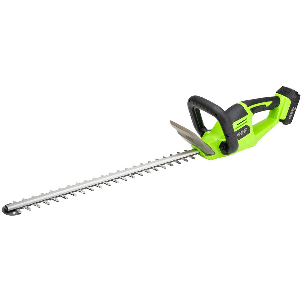 Draper 18dgac08 18v Cordless Hedge Trimmer 560mm 1 X 2ah Li-ion Battery Charger