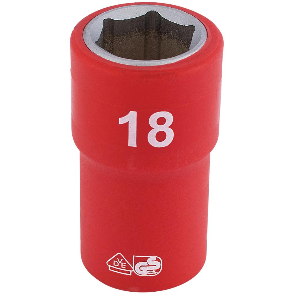 Draper 1/2" Drive Vde Fully Insulated Hexagon Socket Metric