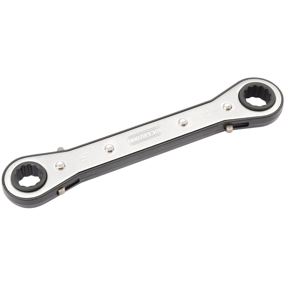 Draper Expert Ratchet Ring Spanner Metric 15mm x 17mm