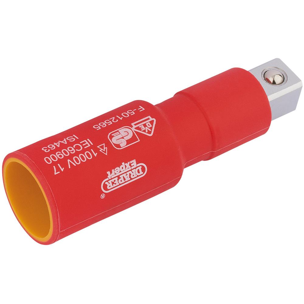Draper 1/2" Drive VDE Fully Insulated Socket Extension Bar 1/2" 75mm