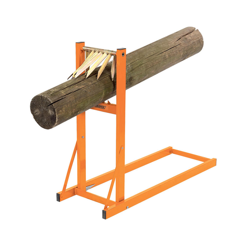 Draper Log Saw Horse Gripping Teeth