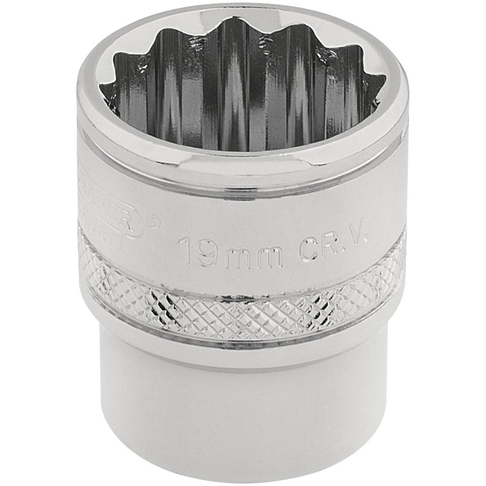 Draper 3/8" Drive Polished Finish Hi Torq Bi Hexagon Socket Metric