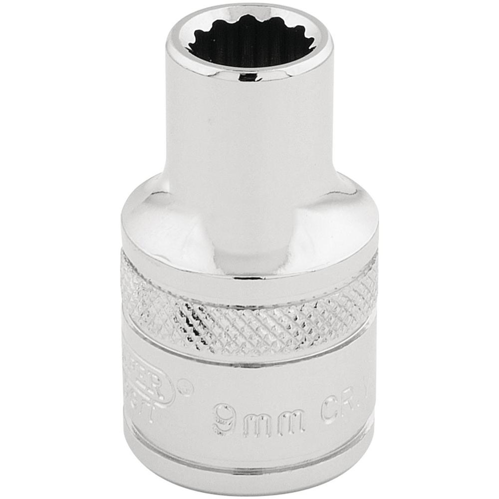Draper 1/2" Drive Hi Torq Bi Hexagon Socket Metric 1/2" 9mm