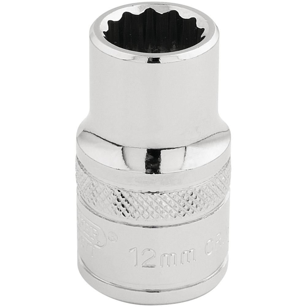 Draper 1/2" Drive Hi Torq Bi Hexagon Socket Metric 1/2" 12mm