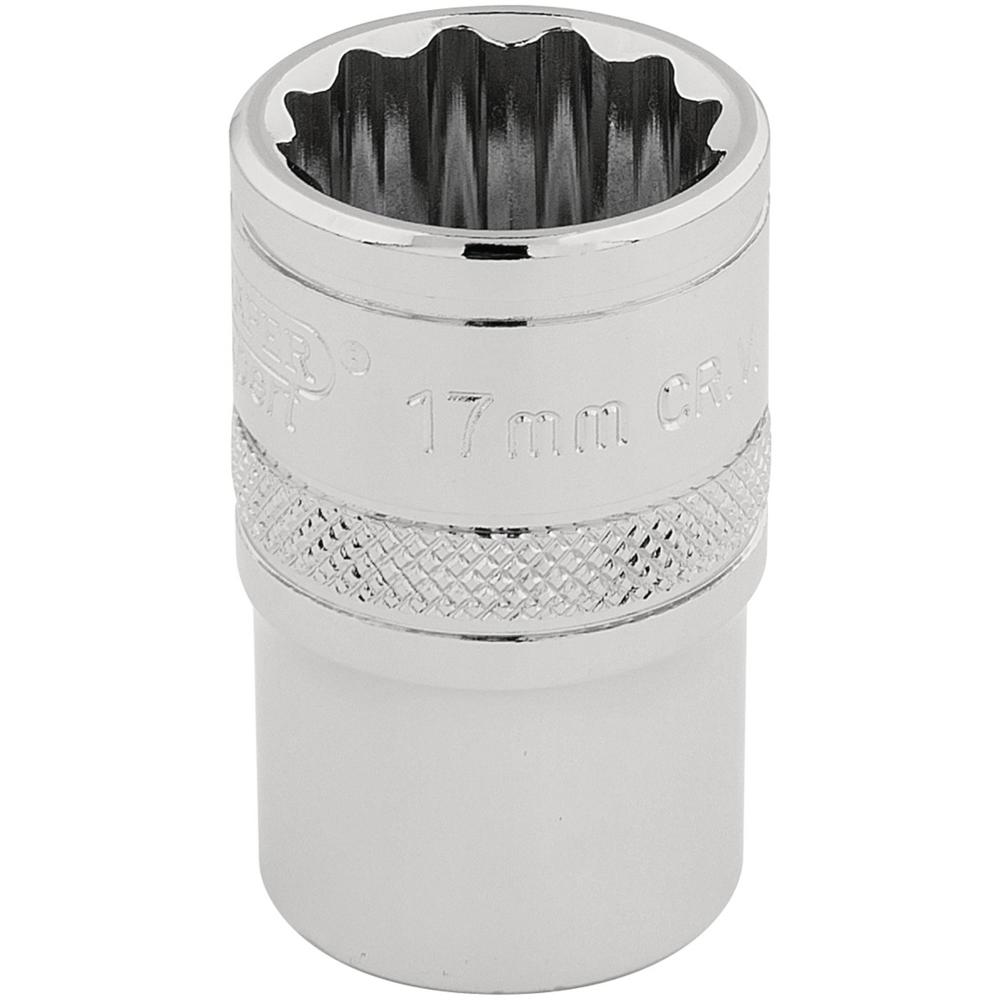 Draper 1/2" Drive Hi Torq Bi Hexagon Socket Metric 1/2" 17mm