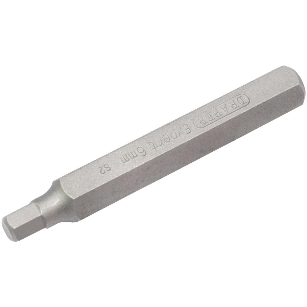 Draper Expert Hexagon 10mm Shank Insert Bits 6mm 75mm Pack of 1