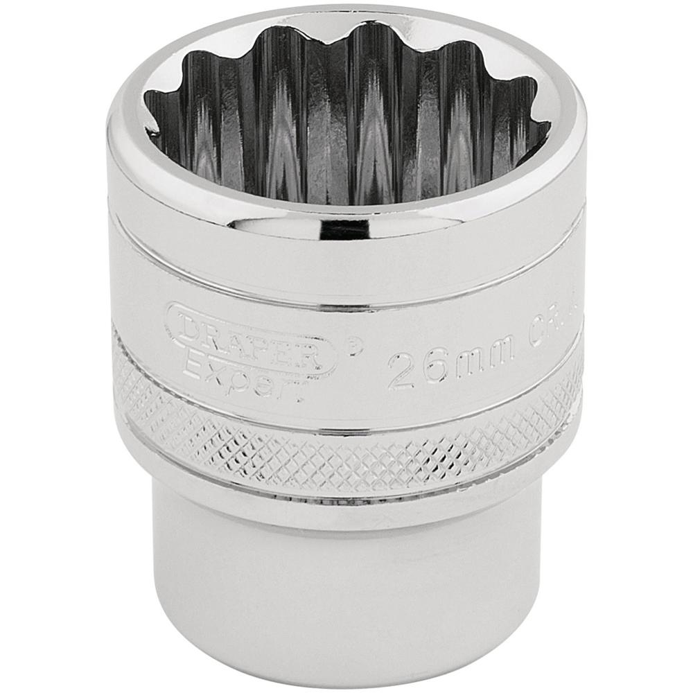 Draper 1/2" Drive Hi Torq Bi Hexagon Socket Metric 1/2" 26mm