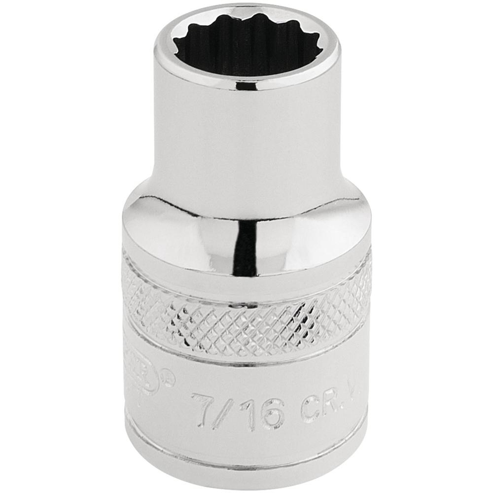 Draper 1/2" Drive Hi Torq Bi Hexagon Socket Imperial 1/2" 7/16"