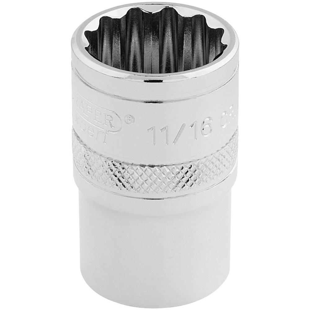 Draper 1/2" Drive Hi Torq Bi Hexagon Socket Imperial 1/2" 11/16
