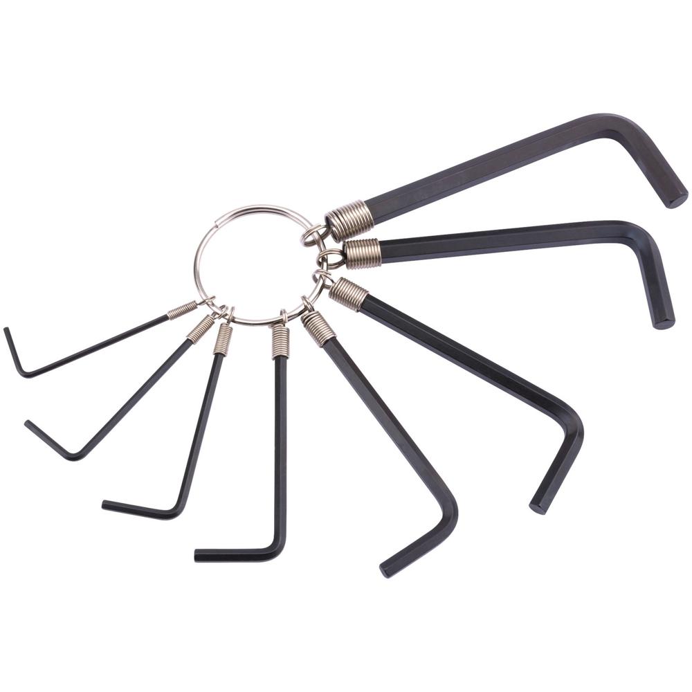 8 Piece Hexagon Allen Keyring Set Imperial