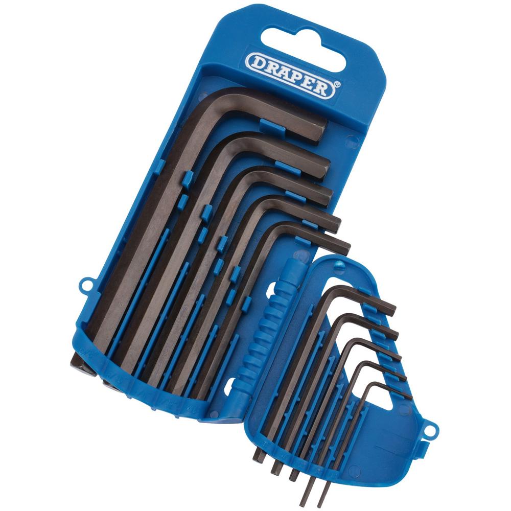 Draper 10 Piece Hexagon Allen Key Set Imperial
