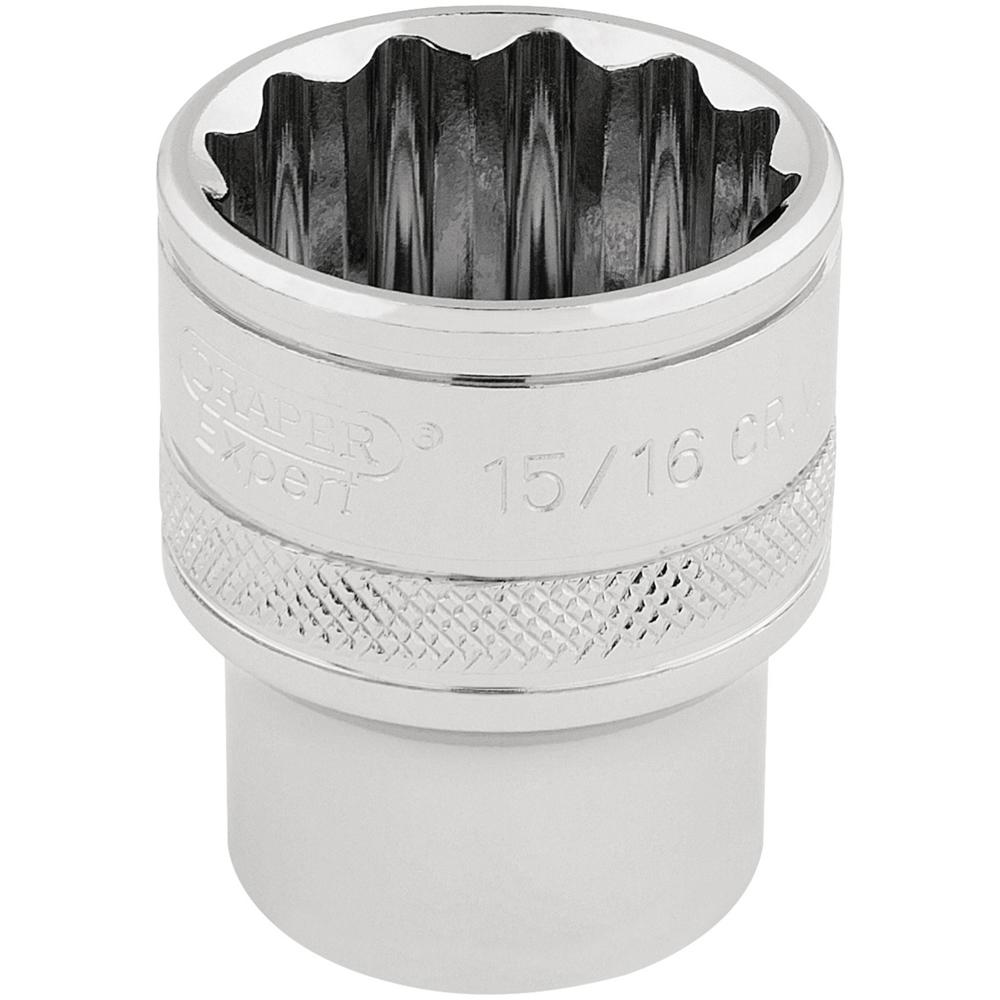 Draper 1/2" Drive Hi Torq Bi Hexagon Socket Imperial 1/2" 15/16