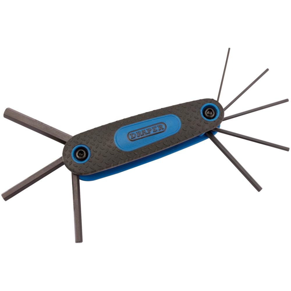 Click to view product details and reviews for Draper Expert 8 Piece Folding Hexagon Allen Key Set Metric.