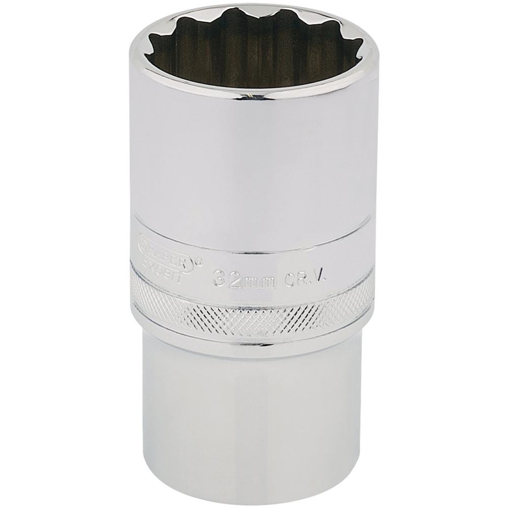 Draper 1/2" Drive Hi-Torq Deep Bi Hexagon Socket Metric 1/2" 32mm