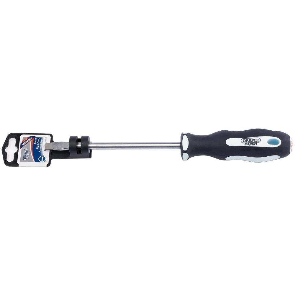 Draper Expert Flared Slotted Screwdriver 8mm 150mm