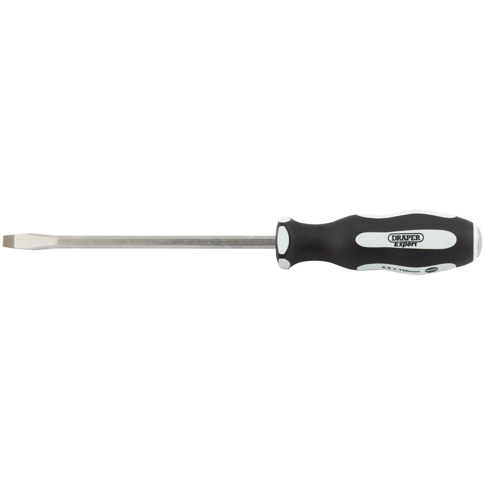Draper Expert Hammer Through Flared Slotted Screwdriver 6.5mm 150mm