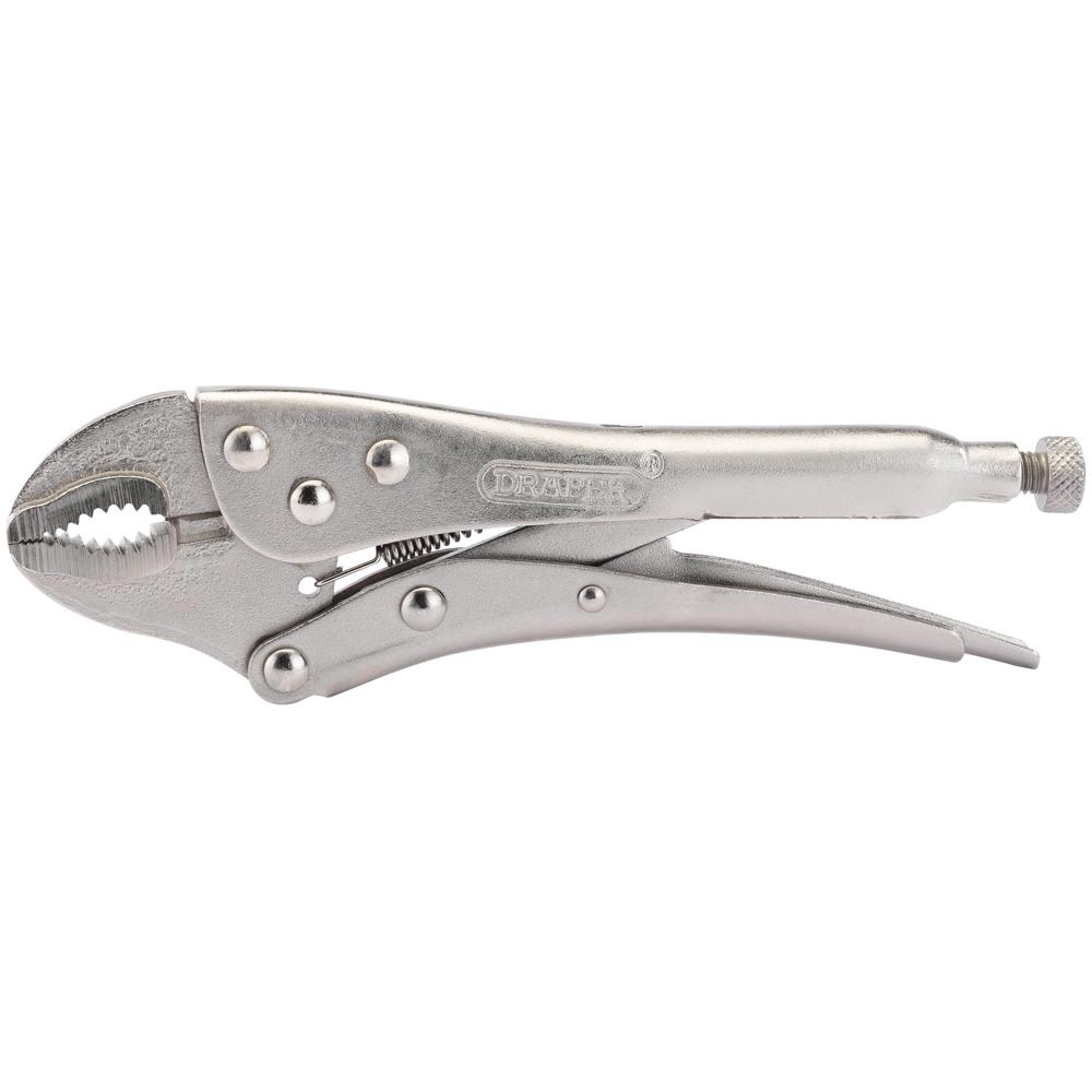 Draper Curved Jaw Self Grip Pliers 190mm