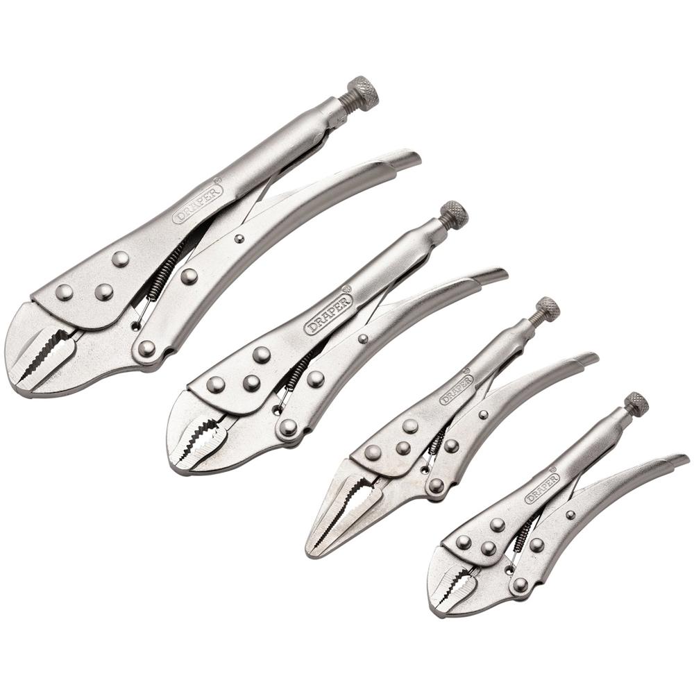 Draper 4 Piece Self Grip Plier Set