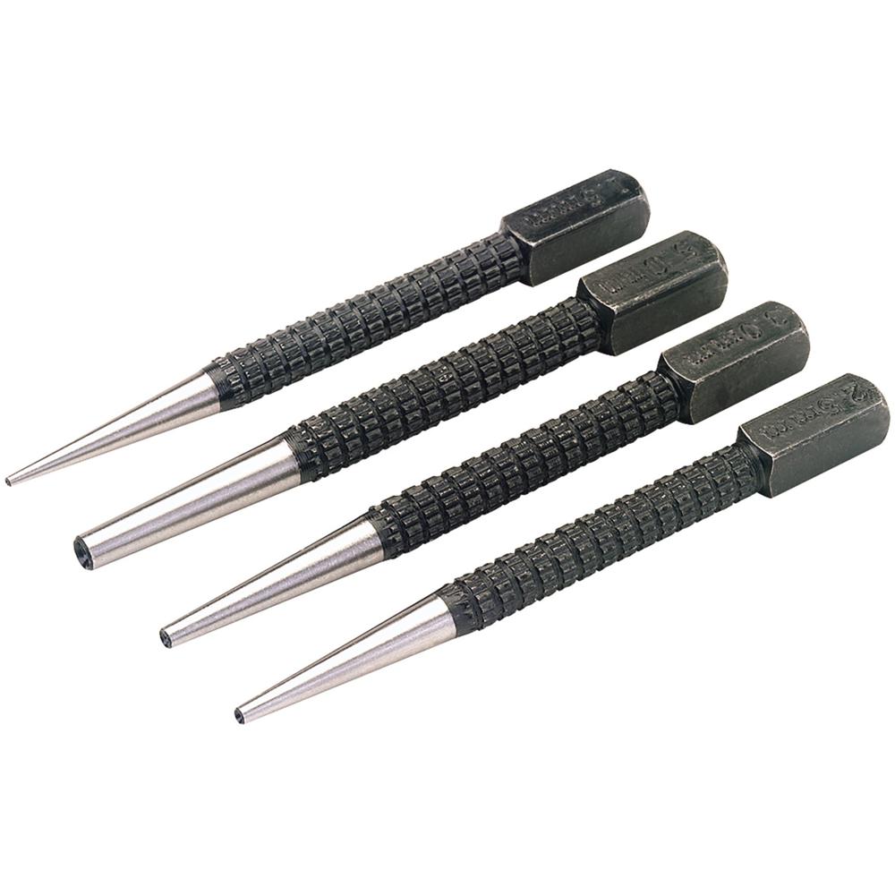 Draper 4 Piece Nail Punch Set