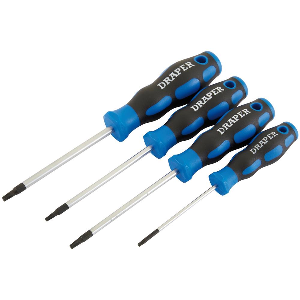 4 Piece Soft Grip Torx Screwdriver Set