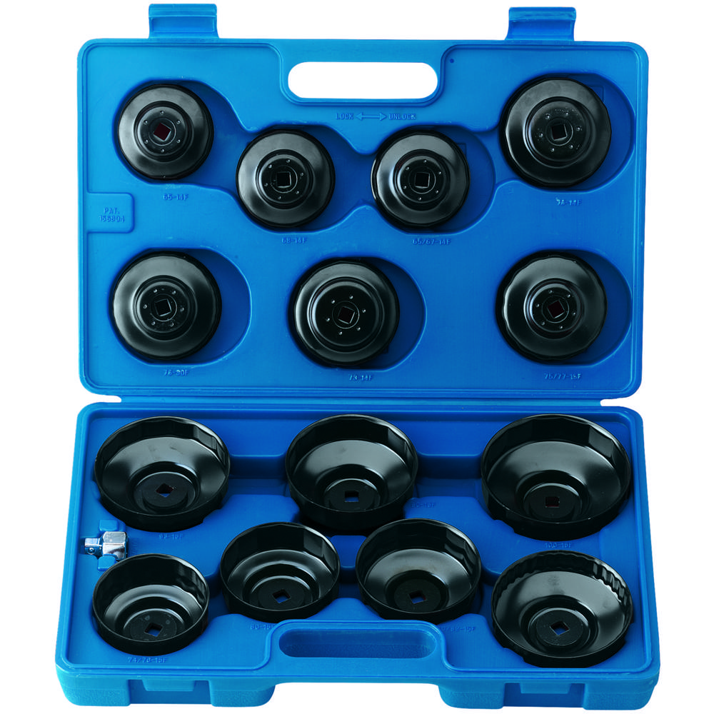 Draper Expert 15 Piece 3/8" Drive Oil Filter Cup Socket Set 3/8