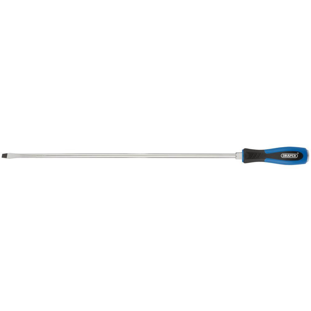 Draper Pound Thru Plain Slotted Screwdriver 8mm 450mm