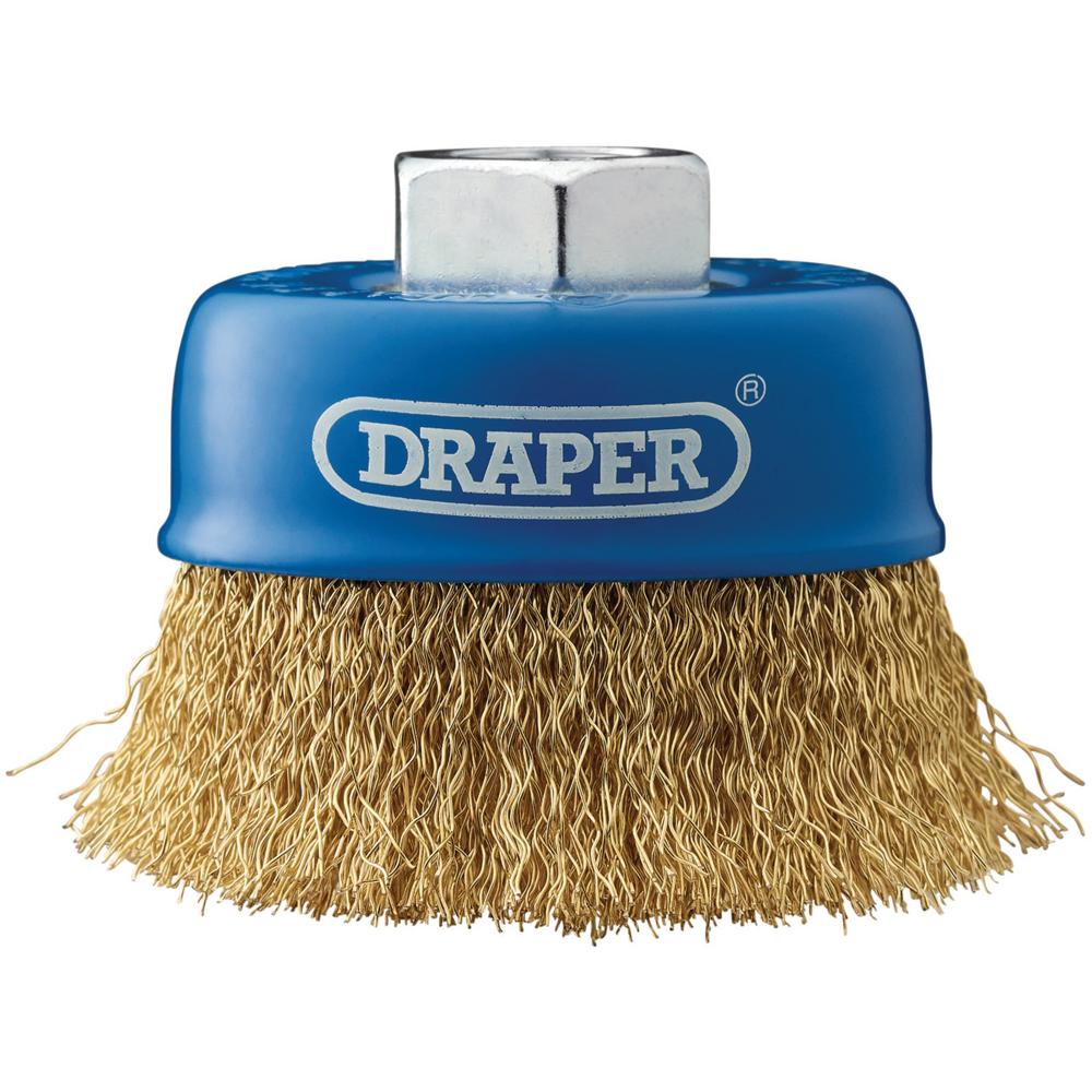 Brassed Steel Wire Cup Brush