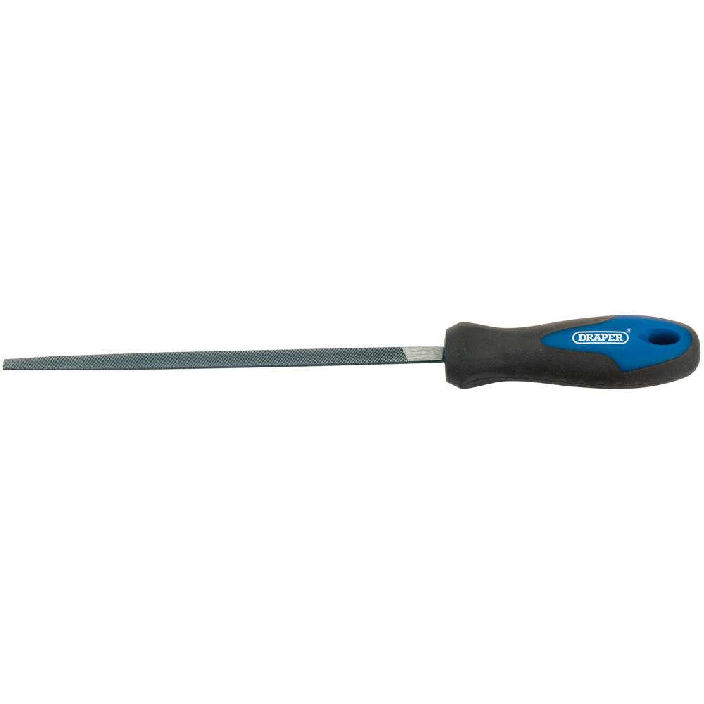 Draper 3 Square File And Handle 8" / 200mm Second -medium- Pack Of 1