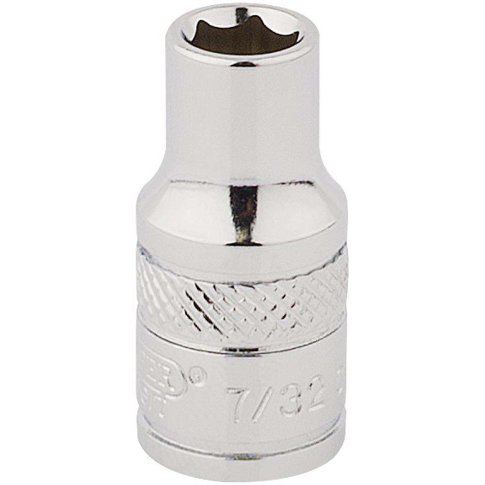 Draper 1/4" Drive Hi-Torq Bi Hexagon Socket Imperial 1/4" 7/32