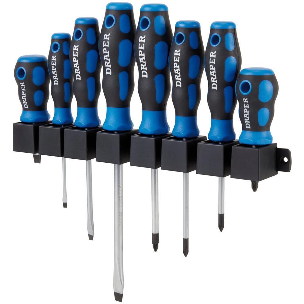 Draper 8 Piece Soft Grip Screwdriver Set