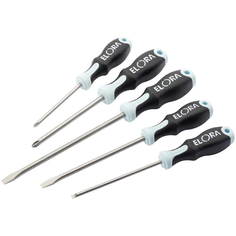 5 Piece Stainless Steel Engineers Screwdriver Set