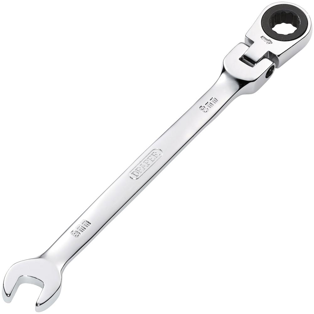 Click to view product details and reviews for Draper Hi Torq Flexible Ratchet Combination Spanner 8mm.