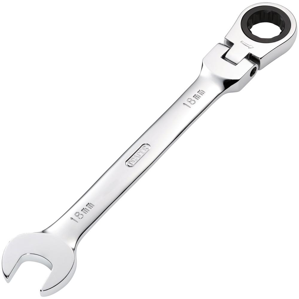 Draper Hi Torq Flexible Ratchet Combination Spanner 18mm