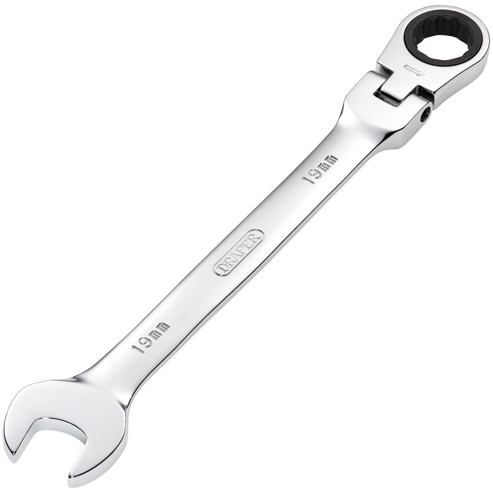 Draper Hi Torq Flexible Ratchet Combination Spanner 19mm
