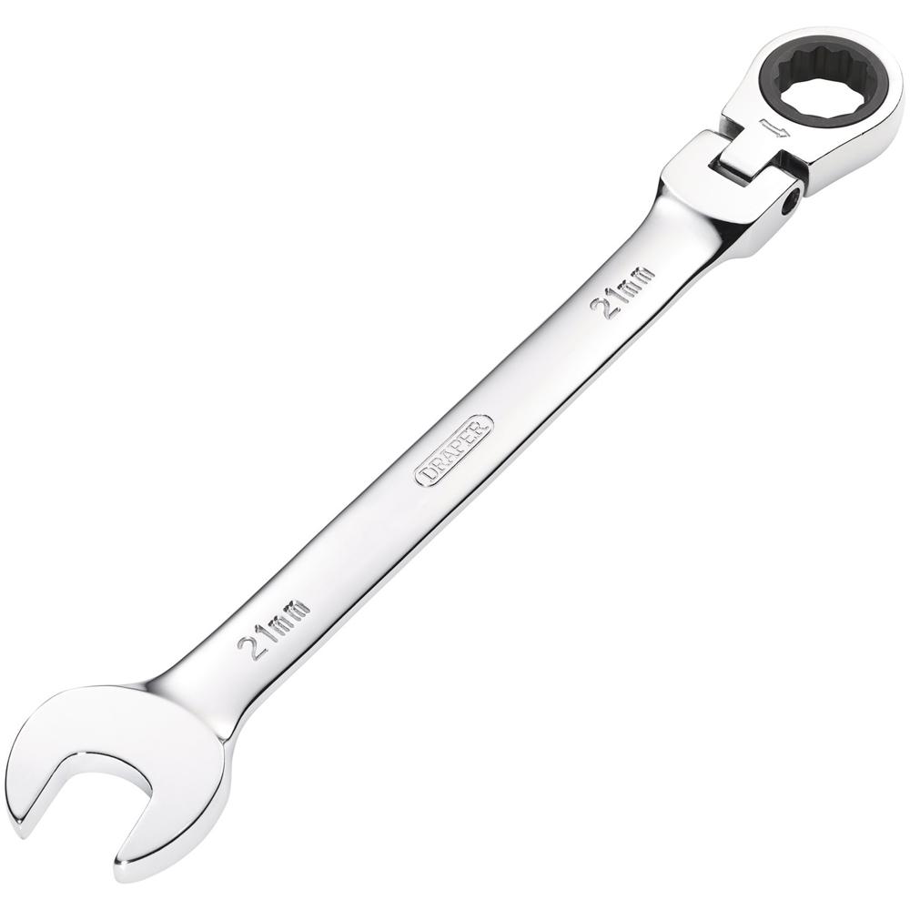 Draper Hi Torq Flexible Ratchet Combination Spanner 21mm
