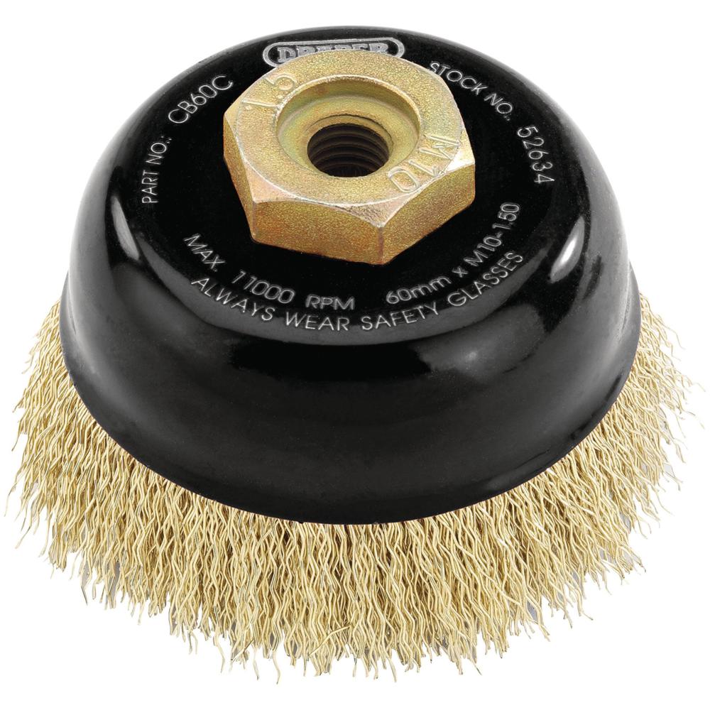 Expert Brassed Steel Wire Cup Brush