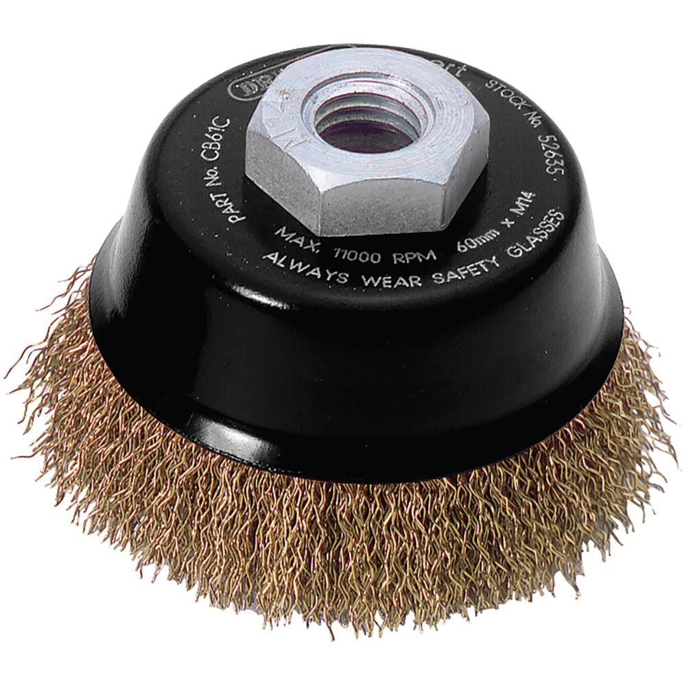 Expert Brassed Steel Wire Cup Brush