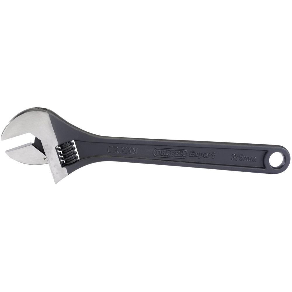 Draper Expert Black Adjustable Spanner 375mm