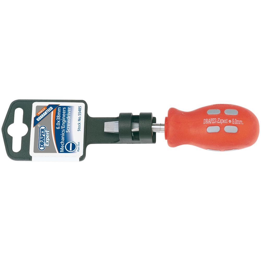 Expert Mechanics Soft Grip Flared Slotted Screwdriver