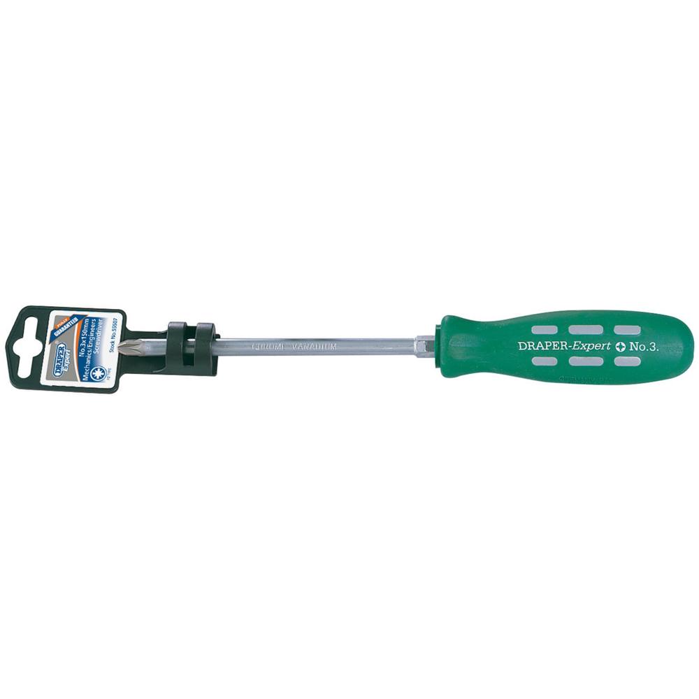 Draper Expert Mechanics Pozi Screwdriver PZ3 150mm