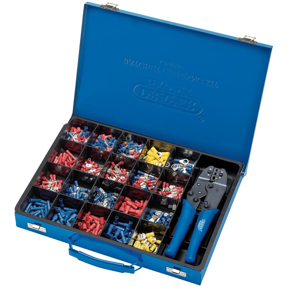 Draper 590 Piece Ratchet Cable Crimping Tool and Terminal Kit