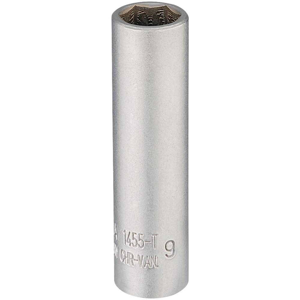 Elora 1/4" Drive Deep Hexagon Socket Metric 1/4" 9mm
